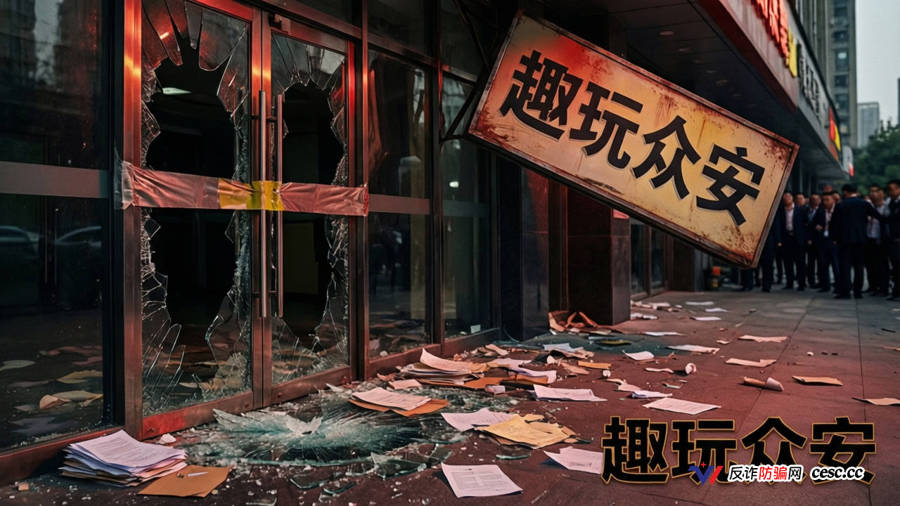 趣玩众安已崩盘：套牌众安银行，一套后台挂靠多盘，流水线收割投资人